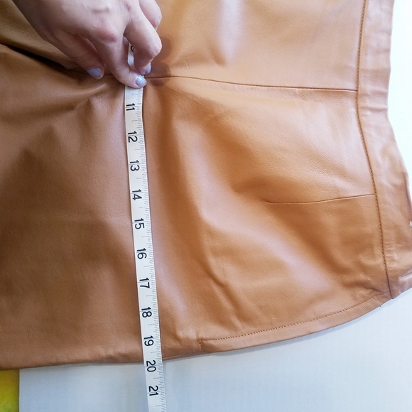 100% Leather Pants‎ , Color Tan - Picture 5 of 9